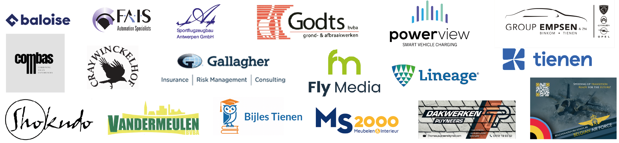 Sponsors Opendeurdagen 2026